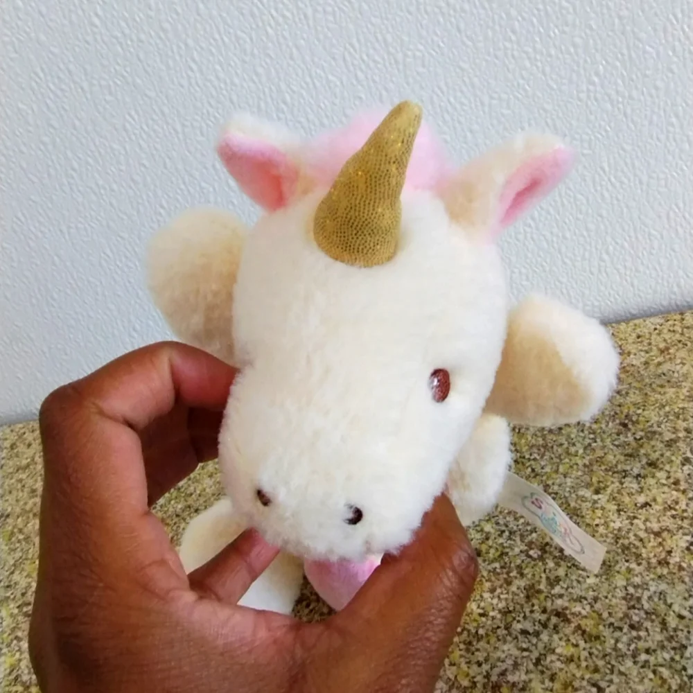 ÷Spark Lovey Security Plush Hand Rattle Unicorn Rainbow Infant Fairy Core Lovey - Picture 6 of 14